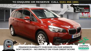 Used 2018 RED BMW 2 Series GRAN TOURER MPV 1.5 218i SE MPV 5dr Petrol DCT Euro 6 (s/s) (140 ps) (reg. 2018-06-18) for sale in Wilmslow