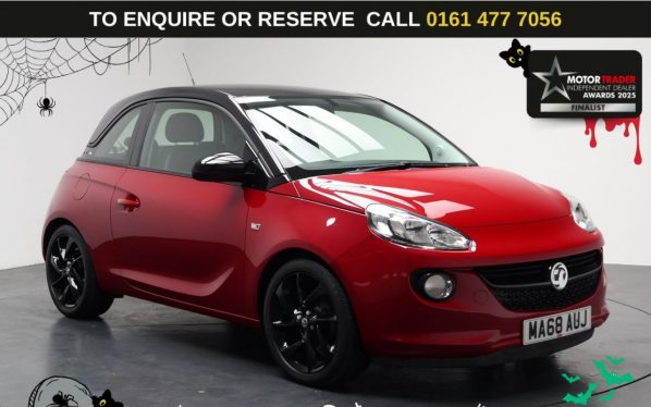 Used 2018 RED VAUXHALL ADAM Hatchback 1.2i ENERGISED Hatchback 3dr Petrol Manual Euro 6 (70 ps) (reg. 2018-09-30) for sale in Stockport