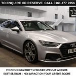 Used 2018 SILVER AUDI A7 Hatchback 3.0 TDI V6 50 S line Sportback 5dr Diesel Tiptronic quattro Euro 6 (s/s) (286 ps) (reg. 2018-10-31) for sale in Stockport