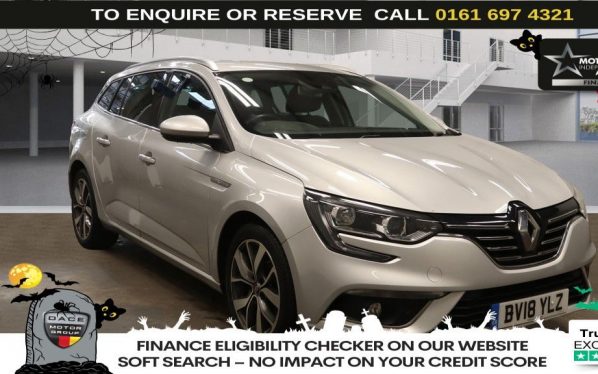 Used 2018 SILVER RENAULT MEGANE Estate 1.6 dCi Dynamique Nav Sport Tourer 5dr Diesel Manual Euro 6 (s/s) (130 ps) (reg. 2018-03-09) for sale in Manchester