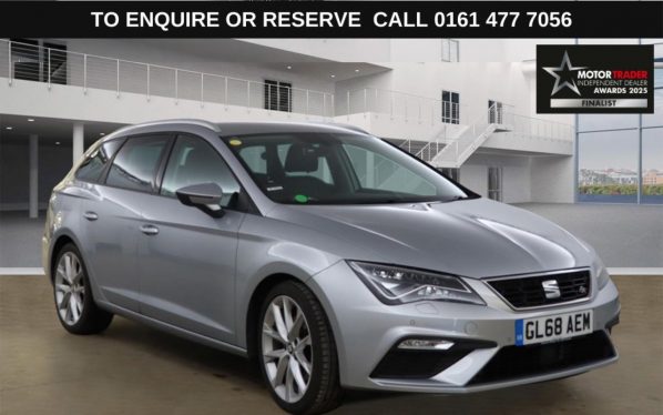 Used 2018 SILVER SEAT LEON Estate 2.0 TSI FR Sport ST 5dr Petrol DSG Euro 6 (s/s) (190 ps) (reg. 2018-11-30) for sale in Stockport