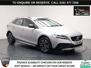 Used 2018 SILVER VOLVO V40 CROSS COUNTRY Hatchback 1.5 T3 Nav Plus Hatchback 5dr Petrol Auto Euro 6 (s/s) (152 ps) (reg. 2018-06-27) for sale in Stockport