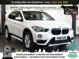 Used 2018 WHITE BMW X1 SUV 2.0 20d Sport SUV 5dr Diesel Auto xDrive Euro 6 (s/s) (190 ps) £1025 EXTRAS (reg. 2018-03-21) for sale in Altrincham