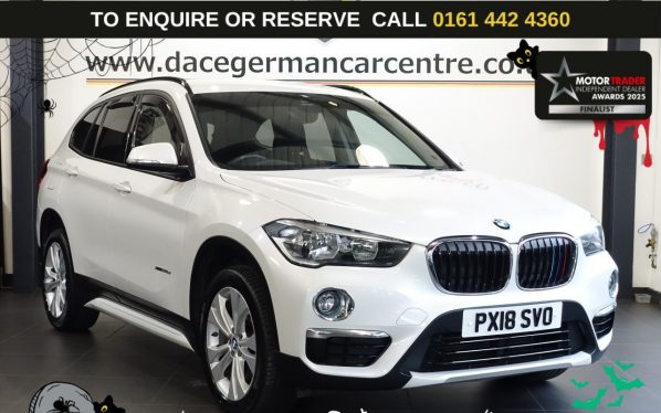 Used 2018 WHITE BMW X1 SUV 2.0 20d Sport SUV 5dr Diesel Auto xDrive Euro 6 (s/s) (190 ps) £1025 EXTRAS (reg. 2018-03-21) for sale in Altrincham