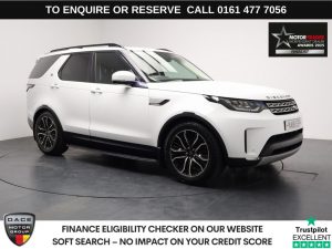 Used 2018 WHITE LAND ROVER DISCOVERY SUV 3.0 TD V6 HSE SUV 5dr Diesel Auto 4WD Euro 6 (s/s) (258 ps) VAN COMMERCIAL (reg. 2018-06-30) for sale in Stockport