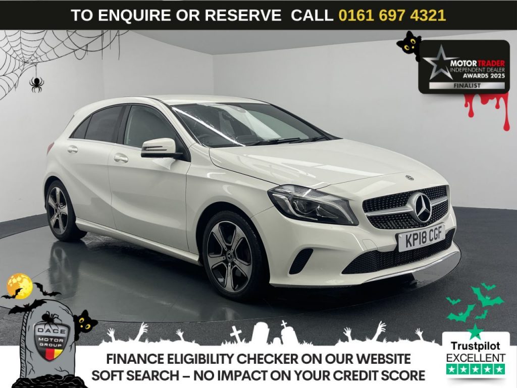Used 2018 WHITE MERCEDES-BENZ A-CLASS Hatchback 2.1 A200d Sport Edition Hatchback 5dr Diesel Manual Euro 6 (s/s) (136 ps) (reg. 2018-03-12) for sale in Manchester