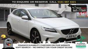 Used 2018 WHITE VOLVO V40 Hatchback 2.0 D2 R-Design Nav Plus Hatchback 5dr Diesel Manual Euro 6 (s/s) (120 ps) (reg. 2018-09-29) for sale in Manchester