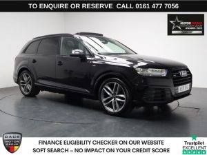 Used 2019 BLACK AUDI Q7 SUV 3.0 TDI V6 50 Black Edition SUV 5dr Diesel Tiptronic quattro Euro 6 (s/s) (286 ps) (reg. 2019-06-13) for sale in Stockport