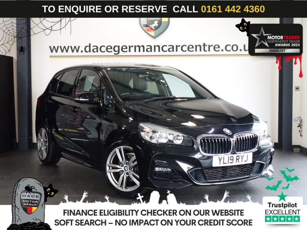 Used 2019 BLACK BMW 2 SERIES ACTIVE TOURER MPV 1.5 218i M Sport MPV 5dr Petrol Manual Euro 6 (s/s) (140 ps) £1175 EXTRAS (reg. 2019-05-24) for sale in Altrincham