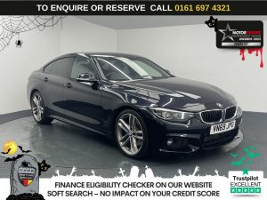 Used 2019 BLACK BMW 4 SERIES GRAN COUPE Hatchback 2.0 420d M Sport Hatchback 5dr Diesel Auto Euro 6 (s/s) (190 ps) (reg. 2019-11-22) for sale in Manchester