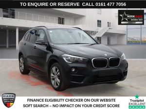 Used 2019 BLACK BMW X1 SUV 1.5 18i GPF Sport SUV 5dr Petrol DCT sDrive Euro 6 (s/s) (140 ps) (reg. 2019-09-30) for sale in Stockport