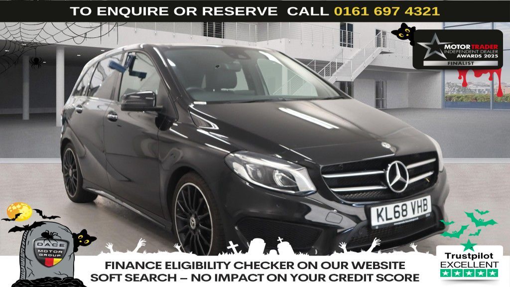 Used 2019 BLACK MERCEDES-BENZ B-CLASS MPV 2.1 B200 CDI AMG Line MPV 5dr Diesel 7G-DCT Euro 6 (s/s) (136 ps) (reg. 2019-02-15) for sale in Manchester