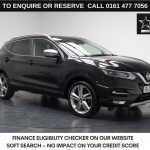 Used 2019 BLACK NISSAN QASHQAI SUV 1.3 DIG-T N-Motion SUV 5dr Petrol Manual Euro 6 (s/s) (140 ps) (reg. 2019-06-26) for sale in Stockport