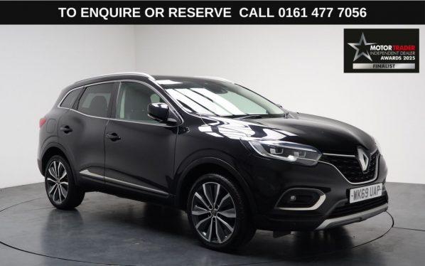 Used 2019 BLACK RENAULT KADJAR SUV 1.3 TCe S Edition SUV 5dr Petrol Manual Euro 6 (s/s) (140 ps) (reg. 2019-09-30) for sale in Stockport