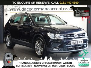 Used 2019 BLACK VOLKSWAGEN TIGUAN SUV 2.0 TDI Match SUV 5dr Diesel Manual Euro 6 (s/s) (150 ps) £915 EXTRAS (reg. 2019-09-26) for sale in Altrincham