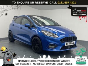 Used 2019 BLUE FORD FIESTA Hatchback 1.0T EcoBoost GPF ST-Line X Hatchback 5dr Petrol Manual Euro 6 (s/s) (100 ps) (reg. 2019-09-21) for sale in Manchester