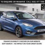 Used 2019 BLUE FORD FIESTA Hatchback 1.5T EcoBoost ST-2 Hatchback 3dr Petrol Manual Euro 6 (s/s) (200 ps) (reg. 2019-05-31) for sale in Stockport