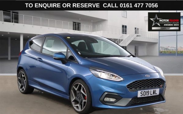 Used 2019 BLUE FORD FIESTA Hatchback 1.5T EcoBoost ST-2 Hatchback 3dr Petrol Manual Euro 6 (s/s) (200 ps) (reg. 2019-05-31) for sale in Stockport