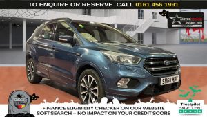 Used 2019 BLUE FORD KUGA SUV 1.5T EcoBoost GPF ST-Line SUV 5dr Petrol Manual Euro 6 (s/s) (150 ps) (reg. 2019-01-15) for sale in Wilmslow