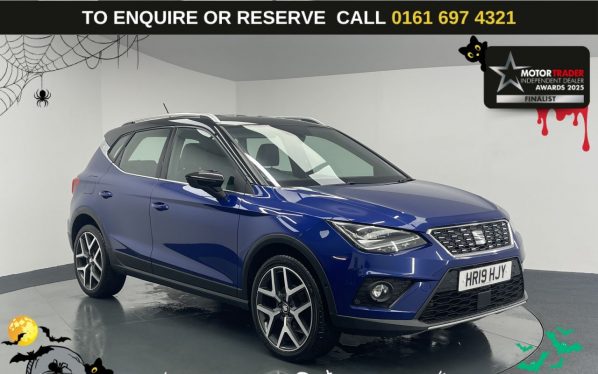Used 2019 BLUE SEAT ARONA SUV 1.6 TDI XCELLENCE Lux SUV 5dr Diesel DSG Euro 6 (s/s) (95 ps) (reg. 2019-08-16) for sale in Manchester