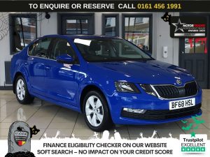 Used 2019 BLUE SKODA OCTAVIA Hatchback 1.0 TSI GPF SE Technology Hatchback 5dr Petrol DSG Euro 6 (s/s) (115 ps) (reg. 2019-01-02) for sale in Wilmslow