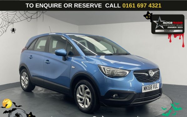 Used 2019 BLUE VAUXHALL CROSSLAND X SUV 1.2 SE SUV 5dr Petrol Manual Euro 6 (83 ps) (reg. 2019-02-22) for sale in Manchester