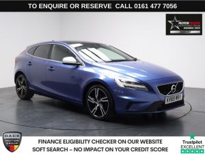Used 2019 BLUE VOLVO V40 Hatchback 2.0 D2 R-Design Edition Hatchback 5dr Diesel Manual Euro 6 (s/s) (120 ps) (reg. 2019-10-31) for sale in Stockport