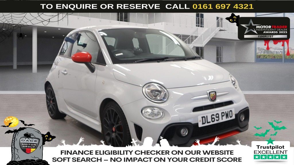 Used 2019 GREY ABARTH 595 Hatchback 1.4 T-Jet Pista 70th Hatchback 3dr Petrol Manual Euro 6 (165 bhp) (reg. 2019-12-31) for sale in Manchester