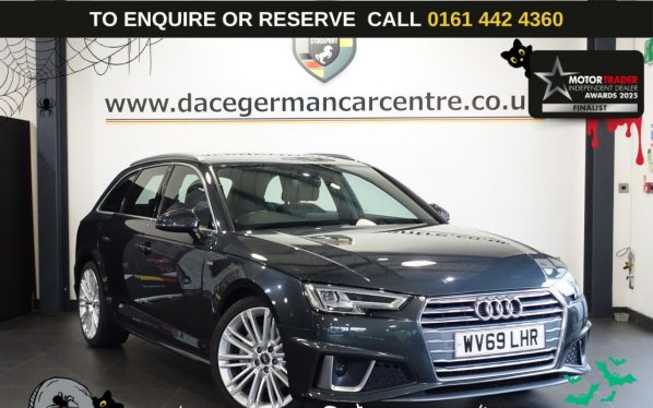 Used 2019 GREY AUDI A4 AVANT Estate 2.0 TDI 40 S line Estate 5dr Diesel S Tronic Euro 6 (s/s) (190 ps) (reg. 2019-09-11) for sale in Altrincham