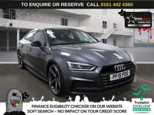 Used 2019 GREY AUDI A5 Hatchback 2.0 TFSI 35 Black Edition Sportback 5dr Petrol S Tronic Euro 6 (s/s) (150 ps) (reg. 2019-05-13) for sale in Altrincham