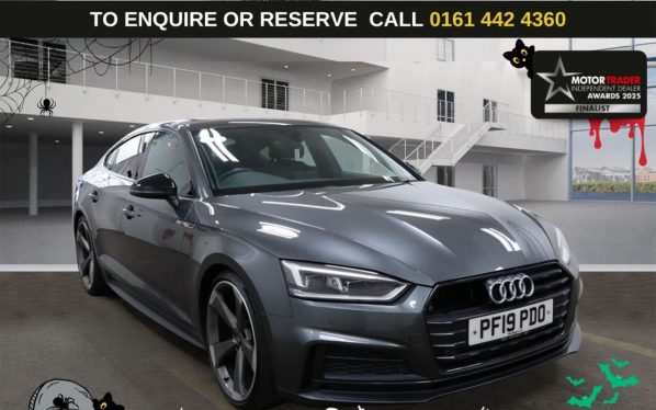 Used 2019 GREY AUDI A5 Hatchback 2.0 TFSI 35 Black Edition Sportback 5dr Petrol S Tronic Euro 6 (s/s) (150 ps) (reg. 2019-05-13) for sale in Altrincham