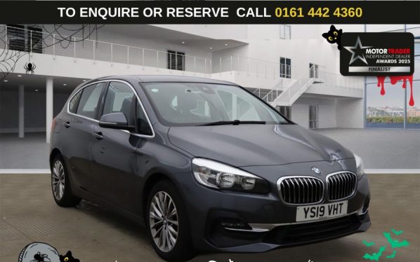 Used 2019 GREY BMW 2 SERIES ACTIVE TOURER MPV 2.0 220d Luxury MPV 5dr Diesel Auto xDrive Euro 6 (s/s) (190 ps) £1030 EXTRAS (reg. 2019-05-22) for sale in Altrincham
