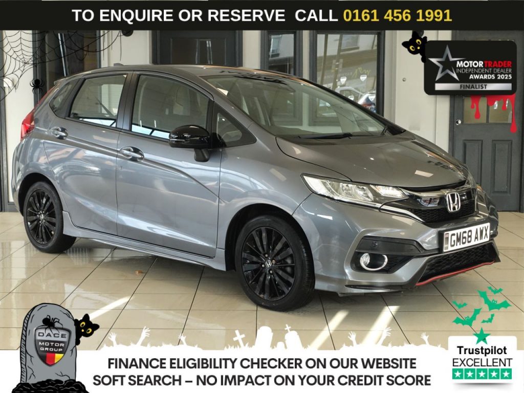 Used 2019 GREY HONDA JAZZ Hatchback 1.5 i-VTEC Sport Hatchback 5dr Petrol CVT Euro 6 (s/s) (130 ps) (reg. 2019-02-28) for sale in Wilmslow