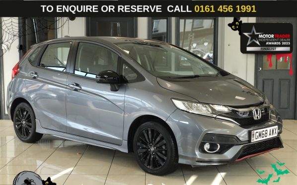 Used 2019 GREY HONDA JAZZ Hatchback 1.5 i-VTEC Sport Hatchback 5dr Petrol CVT Euro 6 (s/s) (130 ps) (reg. 2019-02-28) for sale in Wilmslow