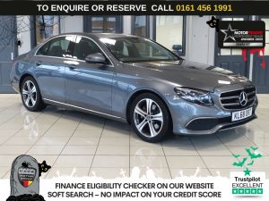Used 2019 GREY MERCEDES-BENZ E-CLASS Saloon 2.0 E220d SE Saloon 4dr Diesel G-Tronic+ Euro 6 (s/s) (194 ps) (reg. 2019-01-31) for sale in Wilmslow