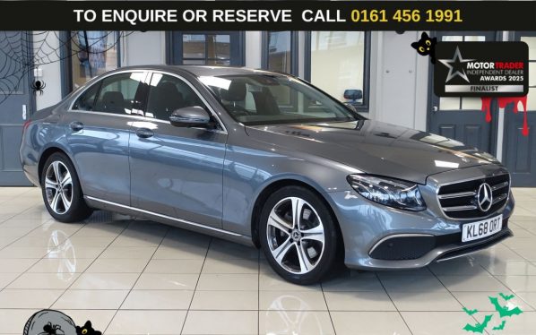 Used 2019 GREY MERCEDES-BENZ E-CLASS Saloon 2.0 E220d SE Saloon 4dr Diesel G-Tronic+ Euro 6 (s/s) (194 ps) (reg. 2019-01-31) for sale in Wilmslow