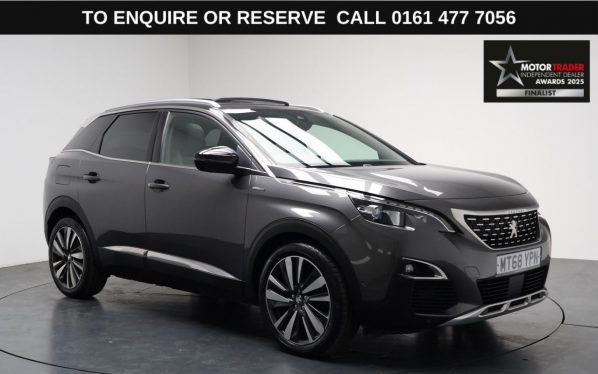 Used 2019 GREY PEUGEOT 3008 SUV 1.5 BlueHDi GT Line Premium SUV 5dr Diesel Manual Euro 6 (s/s) (130 ps) (reg. 2019-01-31) for sale in Stockport
