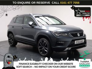 Used 2019 GREY SEAT ATECA SUV 1.5 TSI EVO XCELLENCE SUV 5dr Petrol DSG Euro 6 (s/s) (150 ps) (reg. 2019-04-12) for sale in Stockport