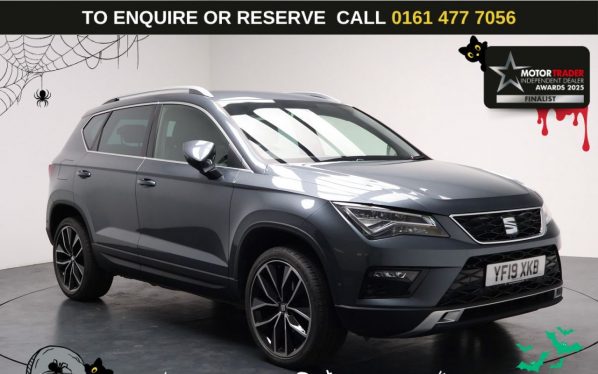 Used 2019 GREY SEAT ATECA SUV 1.5 TSI EVO XCELLENCE SUV 5dr Petrol DSG Euro 6 (s/s) (150 ps) (reg. 2019-04-12) for sale in Stockport
