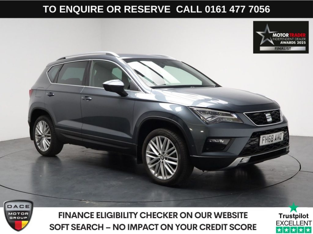 Used 2019 GREY SEAT ATECA SUV 1.5 TSI EVO XCELLENCE SUV 5dr Petrol Manual Euro 6 (s/s) (150 ps) (reg. 2019-01-29) for sale in Stockport