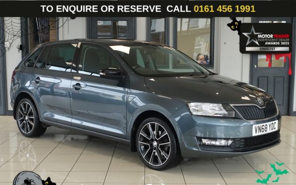 Used 2019 GREY SKODA RAPID SPACEBACK Hatchback 1.0 TSI SE Sport Hatchback 5dr Petrol DSG Euro 6 (s/s) (110 ps) (reg. 2019-01-15) for sale in Wilmslow