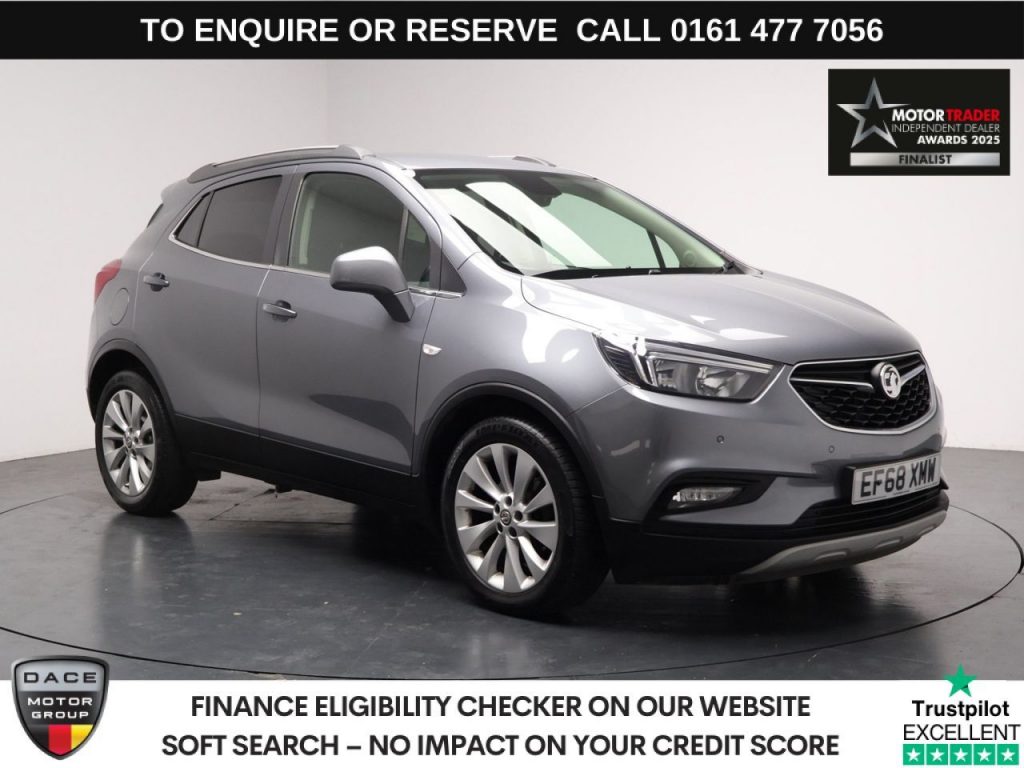 Used 2019 GREY VAUXHALL MOKKA X SUV 1.4i Turbo ecoTEC Elite Nav SUV 5dr Petrol Manual Euro 6 (s/s) (140 ps) (reg. 2019-02-14) for sale in Stockport