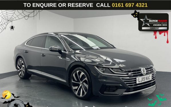 Used 2019 GREY VOLKSWAGEN ARTEON Hatchback 1.5 TSI EVO R-Line Fastback 5dr Petrol DSG Euro 6 (s/s) (150 ps) (reg. 2019-06-27) for sale in Manchester