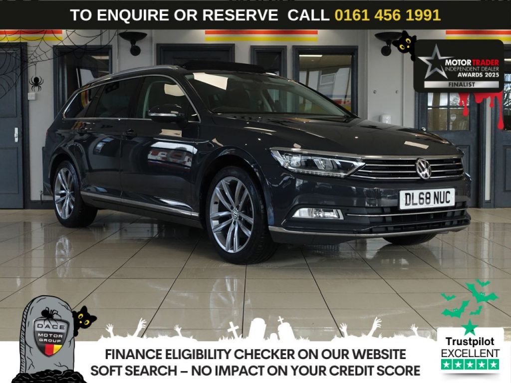 Used 2019 GREY VOLKSWAGEN PASSAT Estate 1.5 TSI EVO GT Estate 5dr Petrol DSG Euro 6 (s/s) (150 ps) (reg. 2019-01-21) for sale in Wilmslow