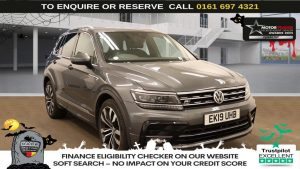 Used 2019 GREY VOLKSWAGEN TIGUAN SUV 1.5 TSI EVO R-Line SUV 5dr Petrol DSG Euro 6 (s/s) (150 ps) (reg. 2019-04-13) for sale in Manchester