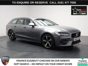 Used 2019 GREY VOLVO V90 Estate 2.0 T4 GPF R-Design Estate 5dr Petrol Auto Euro 6 (s/s) (190 ps) (reg. 2019-03-01) for sale in Stockport