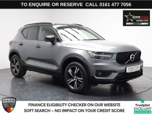 Used 2019 GREY VOLVO XC40 SUV 1.5 T3 R-Design SUV 5dr Petrol Manual Euro 6 (s/s) (156 ps) (reg. 2019-04-09) for sale in Stockport