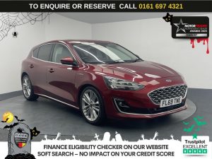 Used 2019 RED FORD FOCUS Hatchback 1.5 EcoBlue Vignale Hatchback 5dr Diesel Auto Euro 6 (s/s) (120 ps) (reg. 2019-09-27) for sale in Manchester