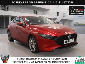 Used 2019 RED MAZDA MAZDA3 Hatchback 2.0 SKYACTIV-G MHEV GT Sport Tech Hatchback 5dr Petrol Manual Euro 6 (s/s) (122 ps) (reg. 2019-10-15) for sale in Stockport