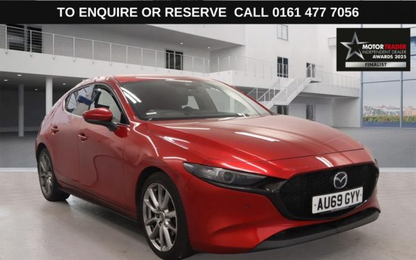 Used 2019 RED MAZDA MAZDA3 Hatchback 2.0 SKYACTIV-G MHEV GT Sport Tech Hatchback 5dr Petrol Manual Euro 6 (s/s) (122 ps) (reg. 2019-10-15) for sale in Stockport